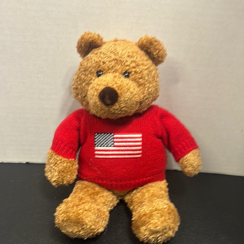 Saks department store vintage patriotic teddy bear